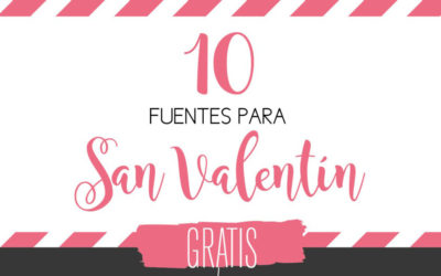 Fuentes tipográficas para San Valentín